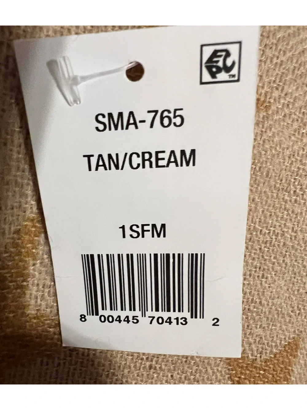 Steve Madden Jacquard Star Blanket Scarf, Tan/Cream, one size MSRP $42